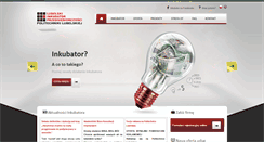 Desktop Screenshot of inkubator.pollub.pl