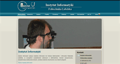 Desktop Screenshot of cs.pollub.pl