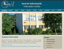 Tablet Screenshot of cs.pollub.pl