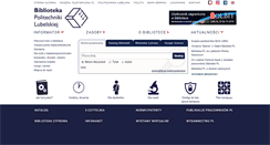 Desktop Screenshot of biblioteka.pollub.pl