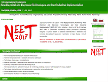Tablet Screenshot of neet.pollub.pl